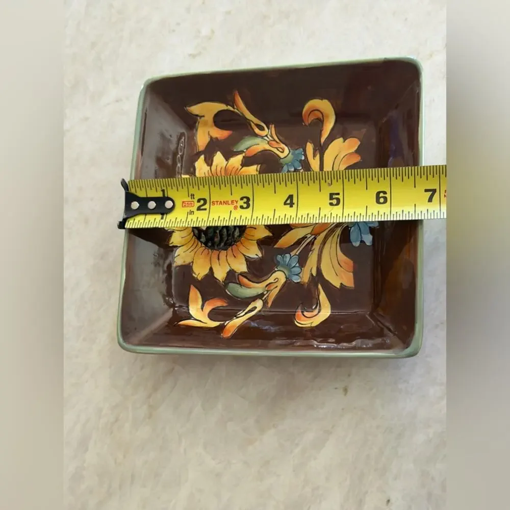 Sunflower plate Tuscan lemon